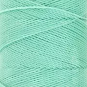 Bobina de hilo encerado Linhasita para micro macramé 1 mm - Ice Mint (1436) x168m
