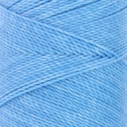 Bobina de hilo encerado Linhasita para micro macramé 1 mm - azul maya (1443) x168m