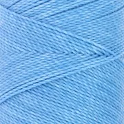 Bobina de hilo encerado Linhasita para micro macramé 1 mm - azul maya (1443) x168m
