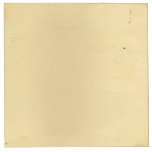Placa de latón 100x100 mm - espesor 1,5 mm - Latón x1