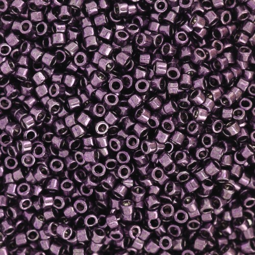 Miyuki Delica 11/0 DB0455 - Ciruela Oscura Galvanizada x8g