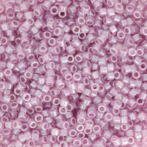 Miyuki Delica 11/0 DB1473 - Transparente Orquídea Pálida Brillo x8g
