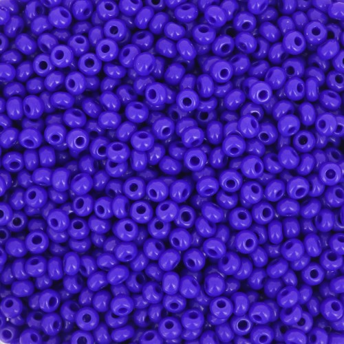 Cuentas de Rocalla Preciosa 11/0 de 2 mm - Opaque Dark Sapphire x 20 g