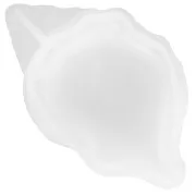 Molde de silicona para portavelas de concha 12x4 cm - Transparente x1