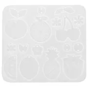 Molde de silicona para colgantes y Entrepieza de frutas y flores x1