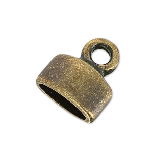 Terminal para cordón plat 5 mm bronze x1