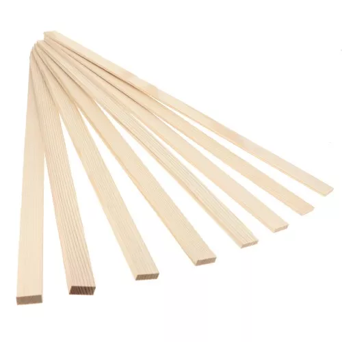 Separadores de madera para arcilla polimérica - 3 mm a 10 mm - Natural x8