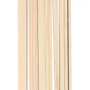 Palillos guía de madera para arcilla polimérica - 3 mm a 10 mm - Natural x8