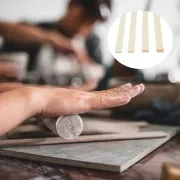Separadores de madera para arcilla polimérica - 3 mm a 10 mm - Natural x8