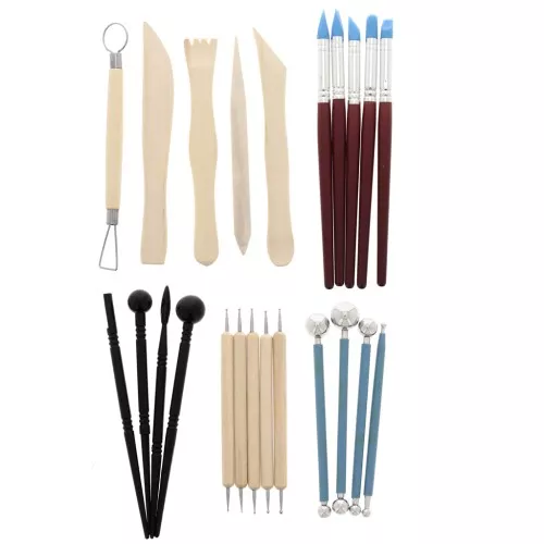 Set de 23 herramientas de modelado para arcilla polimérica