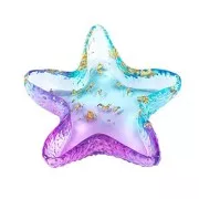 Molde de silicona para plato de estrellas de mar 14x13 cm Transparente