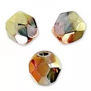 Facetadas 3 mm Crystal California Gold Rush x50