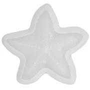 Molde de silicona para plato de estrellas de mar 13,5 cm -Transparente