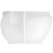 Molde de silicona para jarrón de conchas 13,5x7,5 cm x1