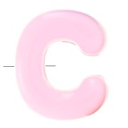 Letra del abecedario surtido 20x16 mm acrílico - C - Multicolor x10|raw }}