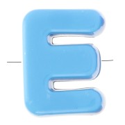 Letra del abecedario surtido 20x15 mm acrílico - E - Multicolor x10|raw }}