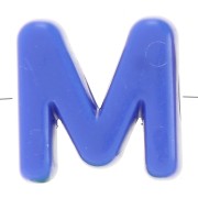 Juego de cuentas de letras acrílicas alfabeto 21x20 mm - M - Multicolor x10|raw }}