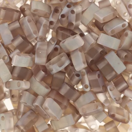 Miyuki Half Tila Beads 5x2.3x1.9 mm HTL-4578 - Cristal Celsian Mat x10g