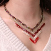 Miyuki Half Tila Beads 5x2.3x1.9 mm HTL-4578 - Cristal Celsian Mat x10g