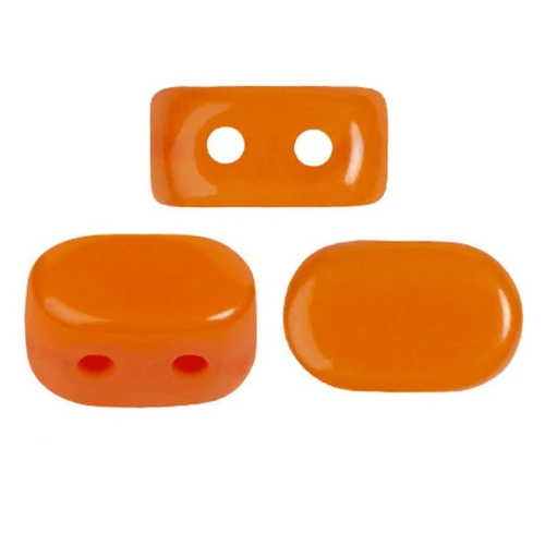 Cuentas de cristal Lipsi® de Puca® 4x6 mm - Zanahoria brillante x10g