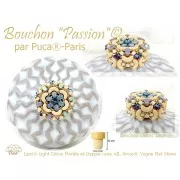 Cuentas de cristal Lipsi® de Puca® 4x6 mm - Zanahoria brillante x10g