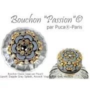 Cuentas de cristal Lipsi® de Puca® 4x6 mm - Zanahoria brillante AB x10g