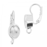 Ganchos cerrados con anillo para cabochon 4120 8x6 mm rodiadox2