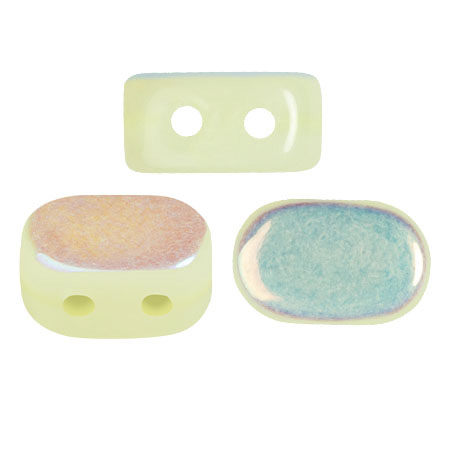 Cuentas de cristal Lipsi® de Puca® 4x6 mm - Light Citrus AB x10g