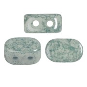 Cuentas de cristal Lipsi® de Puca® 4x6 mm - Mármol cítrico claro x10g