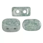 Cuentas de cristal Lipsi® de Puca® 4x6 mm - Mármol cítrico claro x10g