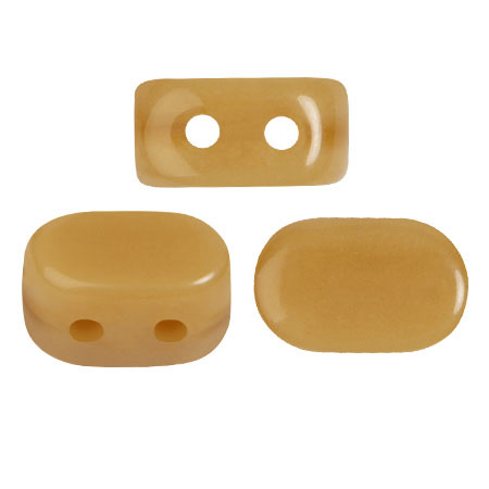 Cuentas de cristal Lipsi® de Puca® 4x6 mm - Ámbar amarillo x10g