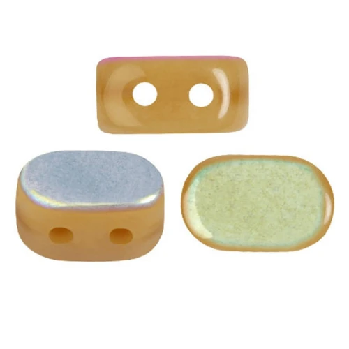 Cuentas de cristal Lipsi® de Puca® 4x6 mm - Ámbar amarillo AB x10g