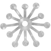 Cuencos florales 14 mm - acero inoxidable 304L x6|raw }}