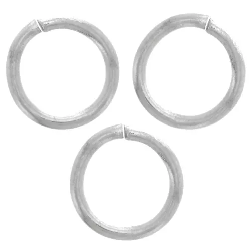 Anillos abiertos 6x0,8 mm - Acero inoxidable 316L x100