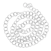 Anillos abiertos 6x0,8 mm - Acero inoxidable 316L x100