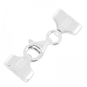 Cierre mosquetón Terminal Miyuki 10/0 5 líneas plata 925