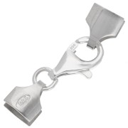 Cierre de langosta 9 mm para Miyuki 11/0 4 filas - Plata 925 x1