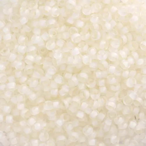 Rocalla Miyuki 11/0 1920 - Cristal Blanco Semiescarchado x8g
