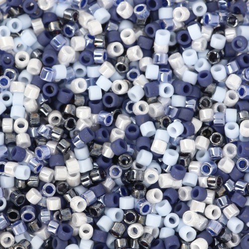 Mezcla Miyuki Delica 11/0 - Mighty Blue x8g