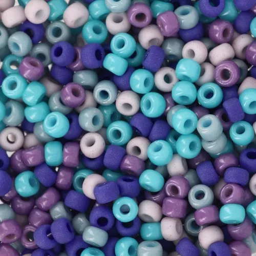 Miyuki Rocalla Mix 8/0 - Azul Destello x8g