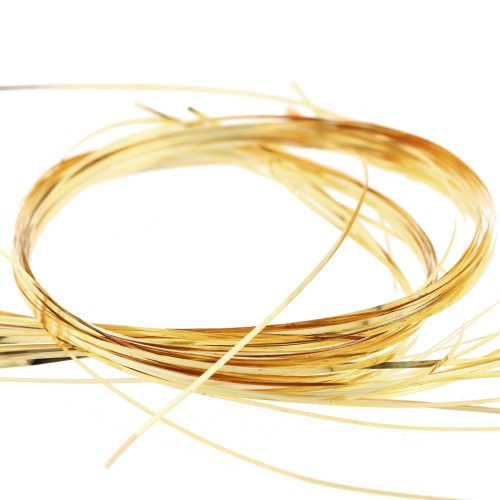 Hilo de hoja brillante de 1 mm - Dorado x 4 g