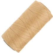 Bobina encerada Linhasita para micro macramé 0,35 mm - Beige Dorado (602) x448m