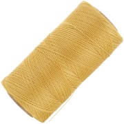 Bobina de hilo encerado Linhasita para micro macramé 0,35 mm - Mostaza (1466) x448m
