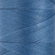 Bobina de hilo encerado Linhasita para micro macramé 0,35 mm - Azul Denim (119) x448m