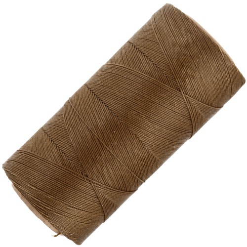 Bobina de hilo encerado Linhasita para micro macramé 0,35 mm - Bronce viejo (204) x448m