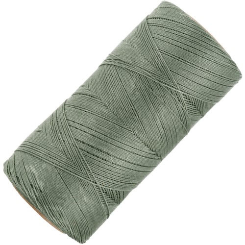 Bobina de hilo encerado Linhasita para micro macramé 0,35 mm Terre d'ombre (206) x448m