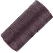 Bobina de hilo encerado Linhasita para micro macramé 0,35 mm - Smoky Purple (211) x448m