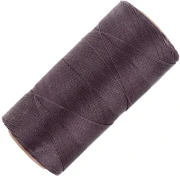 Bobina de hilo encerado Linhasita para micro macramé 0,35 mm - Smoky Purple (211) x448m