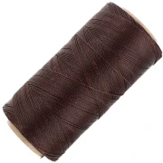Bobina de hilo encerado Linhasita para micro macramé 0,5 mm - Cacao (667) x335m