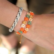 Bobina de hilo encerado Linhasita para micro macramé 0,75 mm Mostaza (1466) x228m